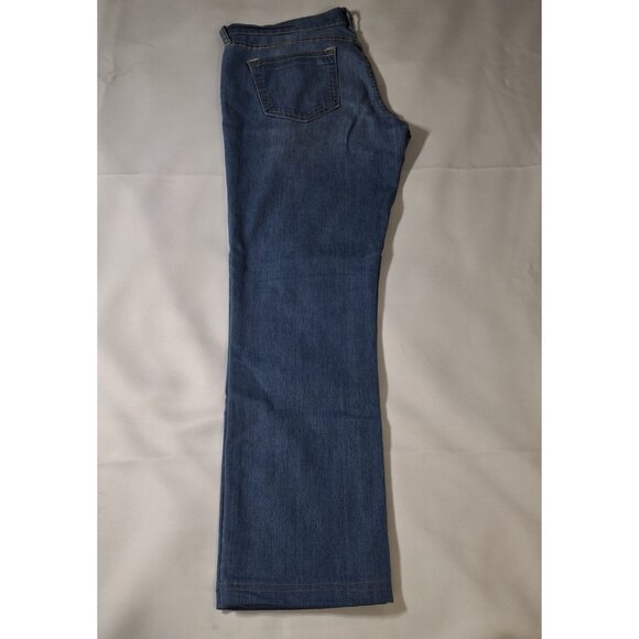 Womens Old Navy The Diva Low-Rise Bootcut Denim Blue Jeans Dark Wash Stretch 10 - Picture 13 of 13